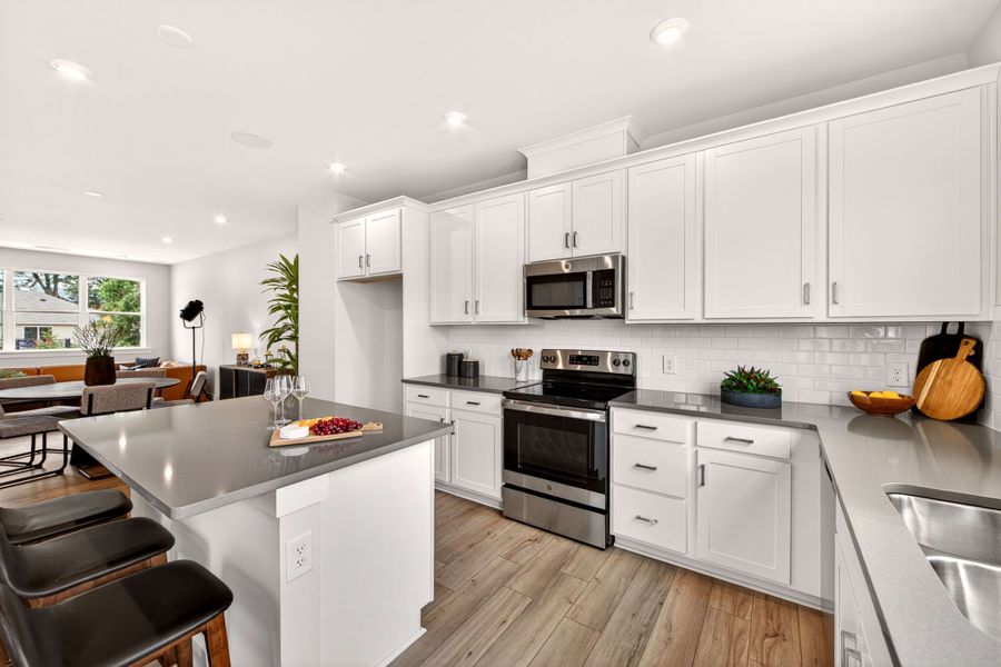 Furnished interior view inside a new home in Context at Oakhurst, Charlotte (Image 11).