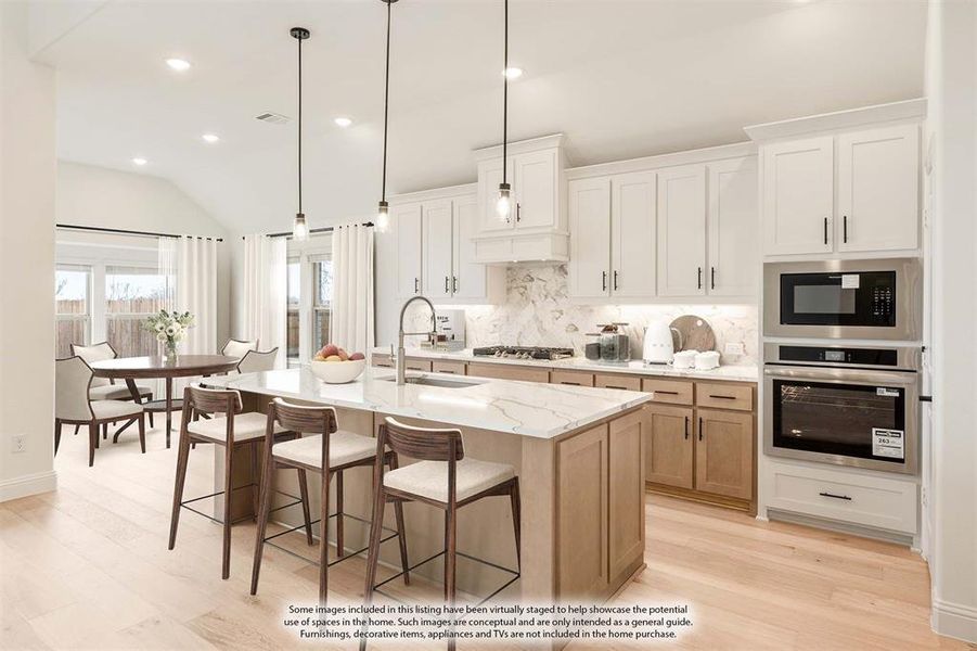 Furnished interior view inside a new home in Willow Wood, McKinney (Image 8).