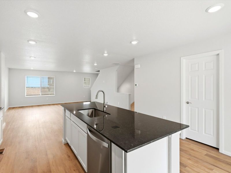 Furnished interior view inside a new home in Three Hills, Morrison (Image 6).