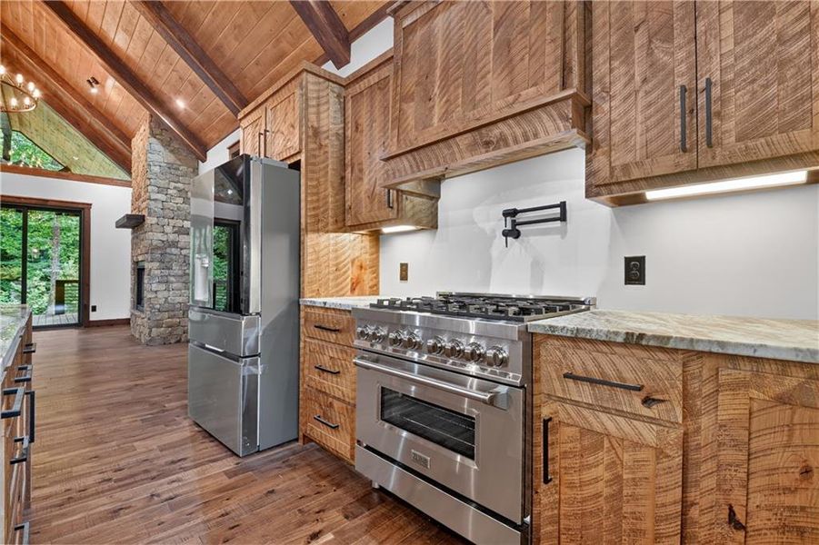Furnished interior view inside a new home in , Ellijay (Image 7).