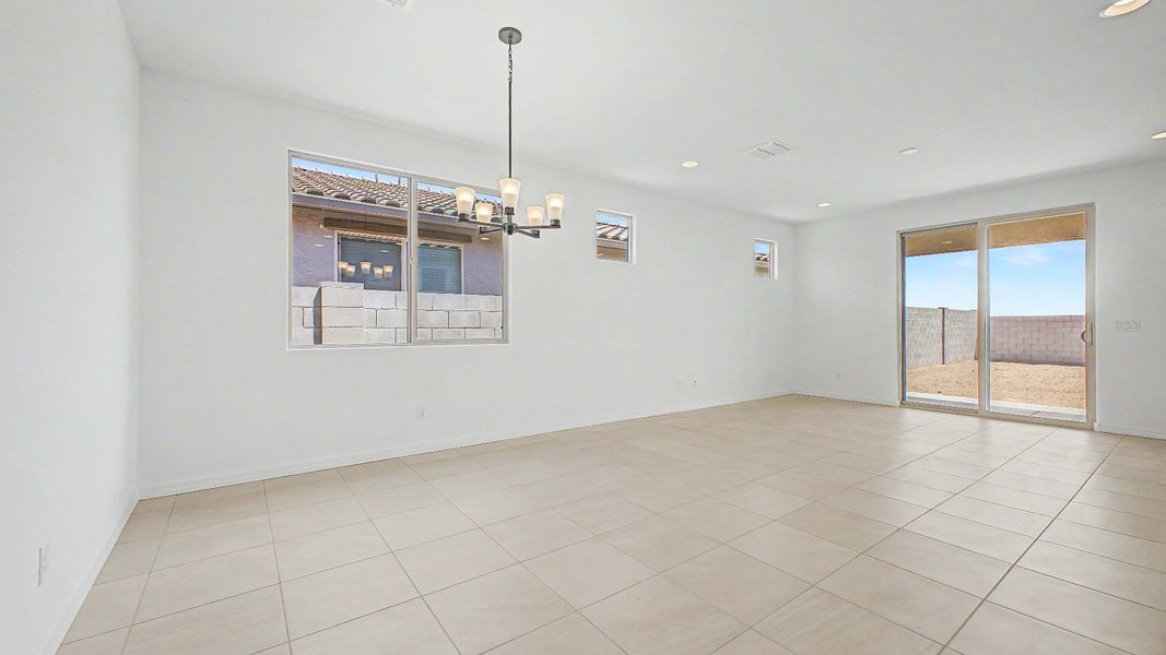 Furnished interior view inside a new home in The Lakes at Rancho El Dorado, Maricopa (Image 5).