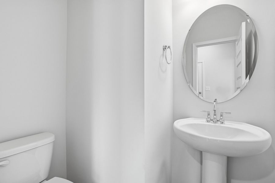 Furnished interior view inside a new home in Ovation at Sweetbrier, Durham (Image 10).