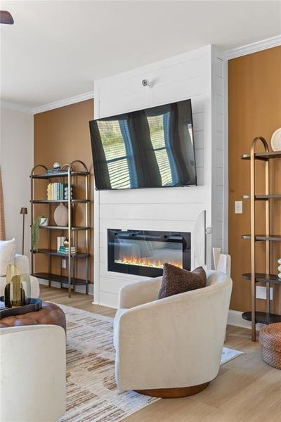 Furnished interior view inside a new home in Hellen Valley, Braselton (Image 13).