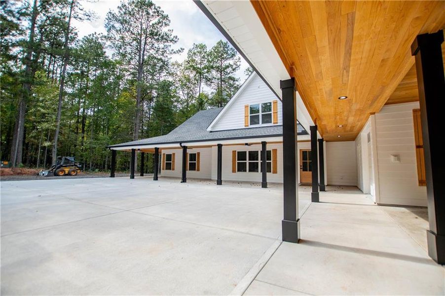 Exterior details and patio area of a home in , Newnan (Image 27).