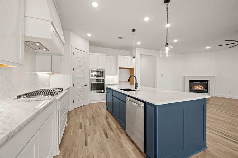 Furnished interior view inside a new home in Parks of Aledo, Aledo (Image 17).