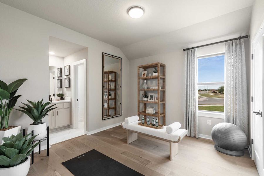 Representative Secondary Bedroom - some options shown