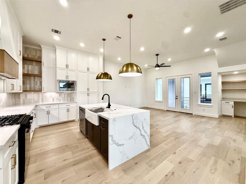 Furnished interior view inside a new home in , Houston (Image 12).
