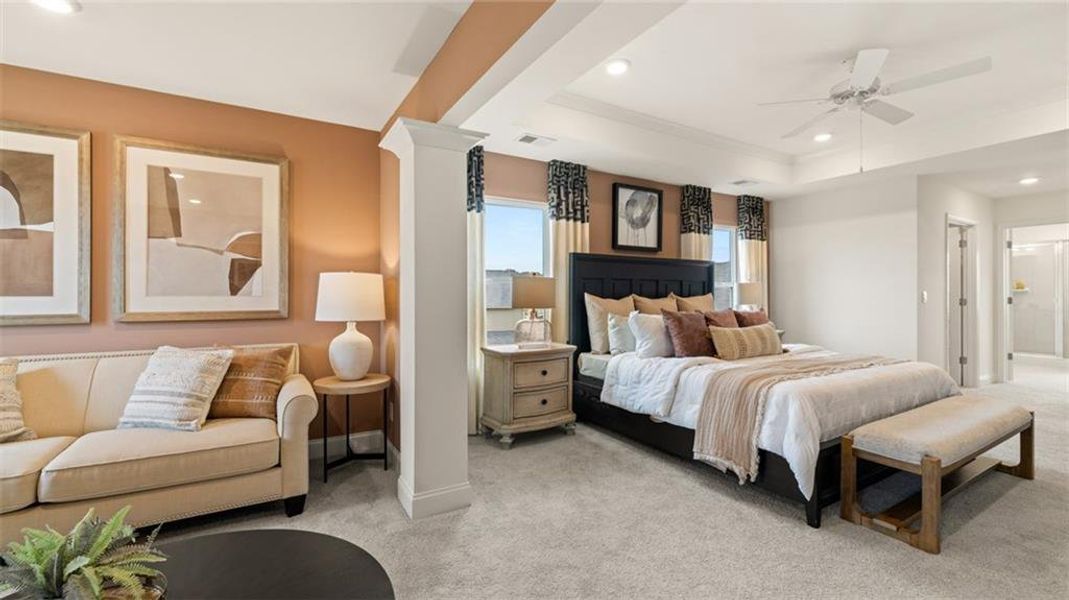 Furnished interior view inside a new home in The Gates at Pates Creek, Hampton (Image 13).