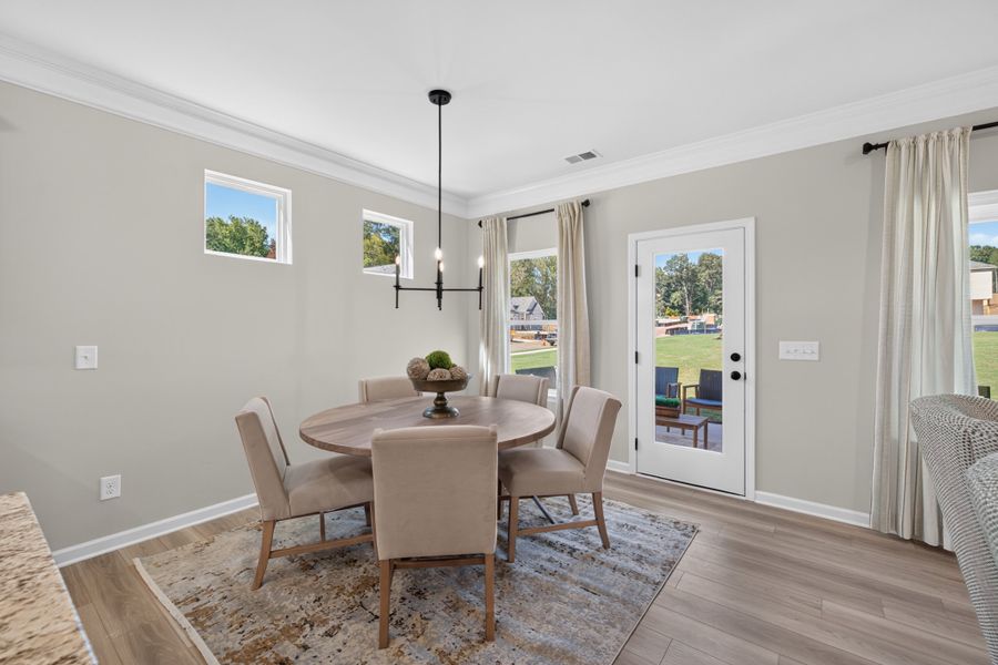 Furnished interior view inside a new home in Sagebrook, Powder Springs (Image 9).