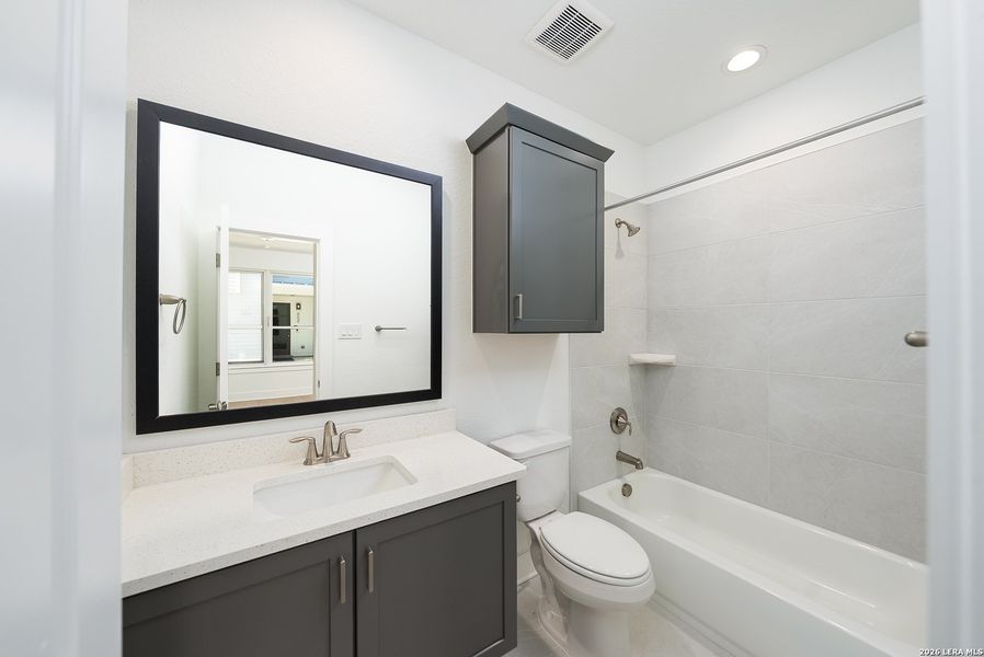 Furnished interior view inside a new home in , San Antonio (Image 13).