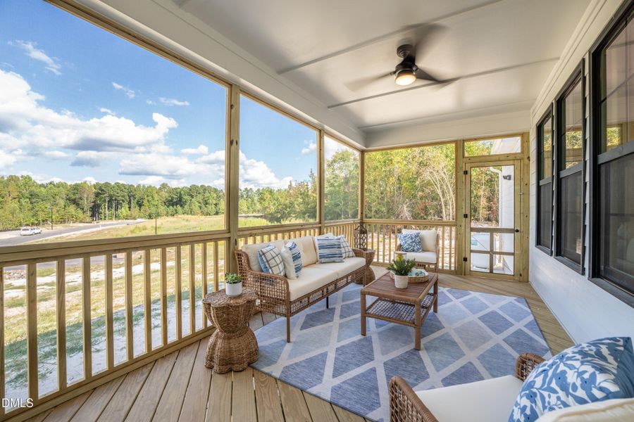 16 HHHunt Homes - Chatham- Screened Porc