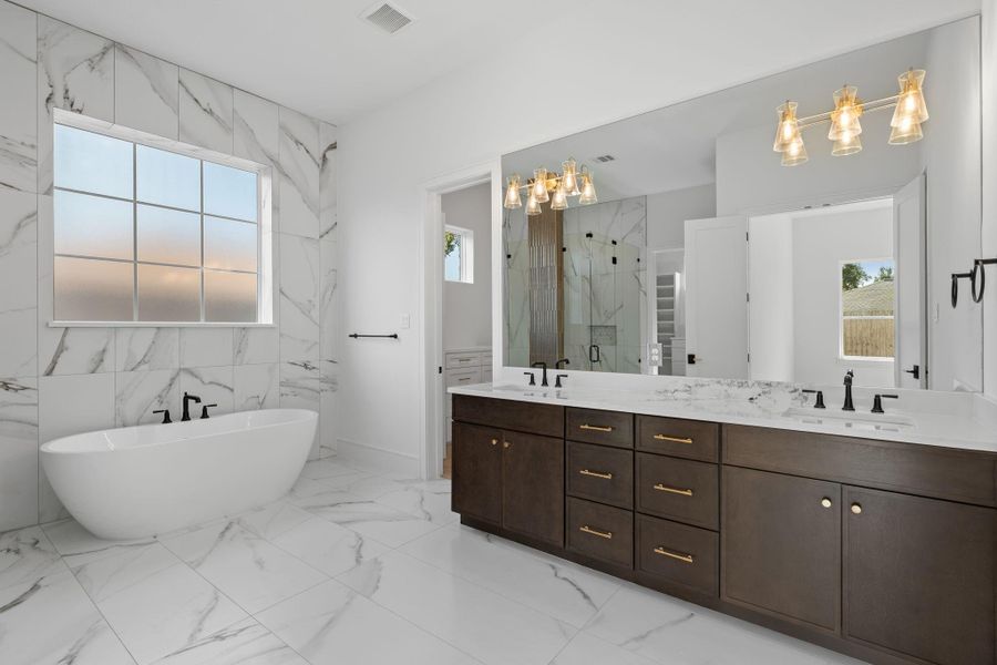 Furnished interior view inside a new home in , Houston (Image 11).