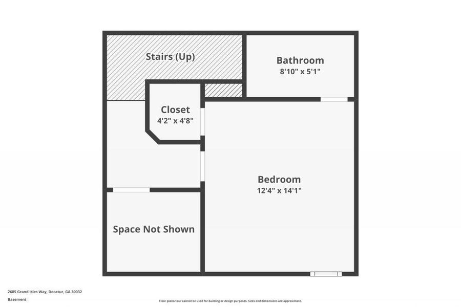 2D floor plan layout of this home in , Decatur, GA (Image 33).