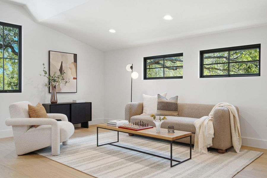 Furnished interior view inside a new home in , Austin (Image 17).