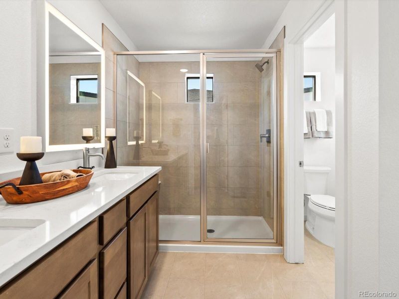 Furnished interior view inside a new home in The Hub at Virginia Village, Denver (Image 10).