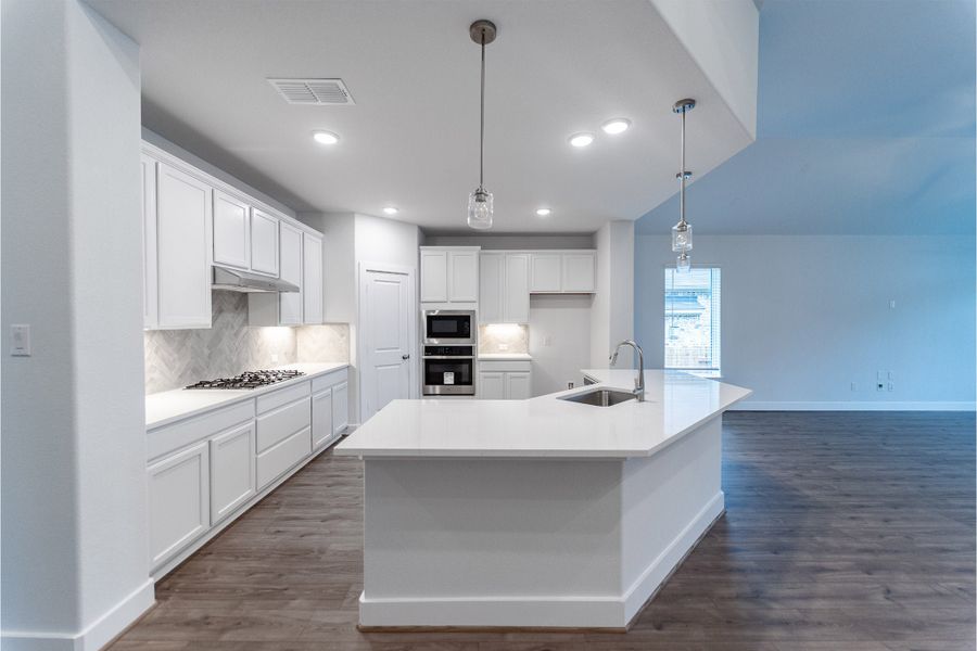 Furnished interior view inside a new home in Sunfield, Buda (Image 7).