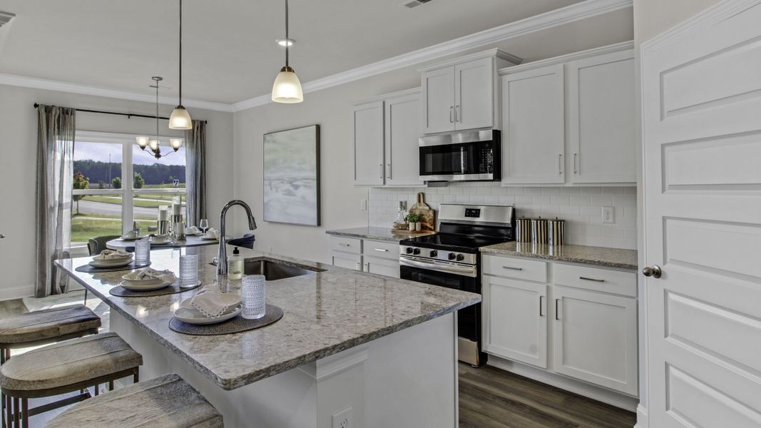 Representative furnished interior of a home built from the Madison by D.R. Horton in Riverwood Gardens, Oakland (Image 4). Representative furnished interior of a home built from the Madison by D.R. Horton in Riverwood Gardens, Oakland (Image 4).