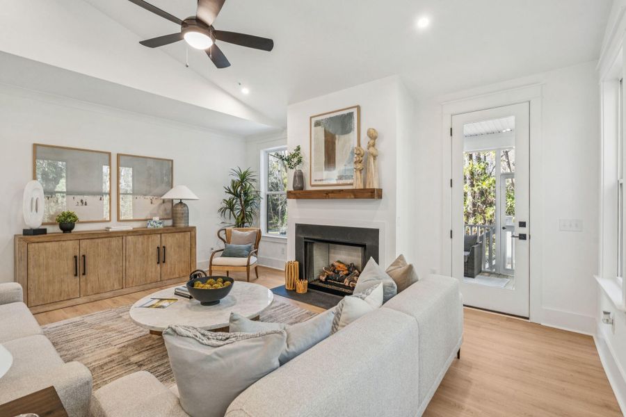 Furnished interior view inside a new home in Waterloo Estates, Johns Island (Image 44).