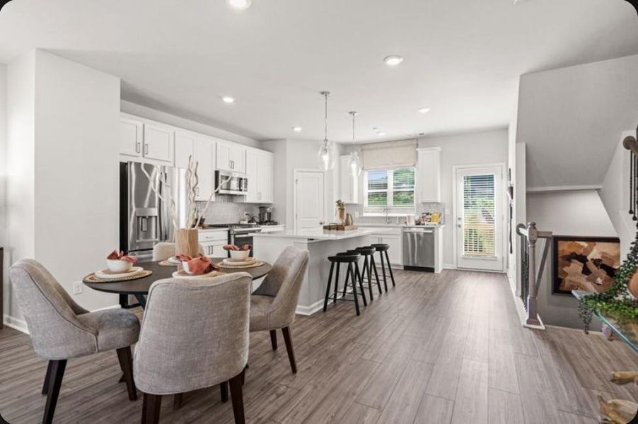 Furnished interior view inside a new home in Rosewood Farm, Lawrenceville (Image 32).