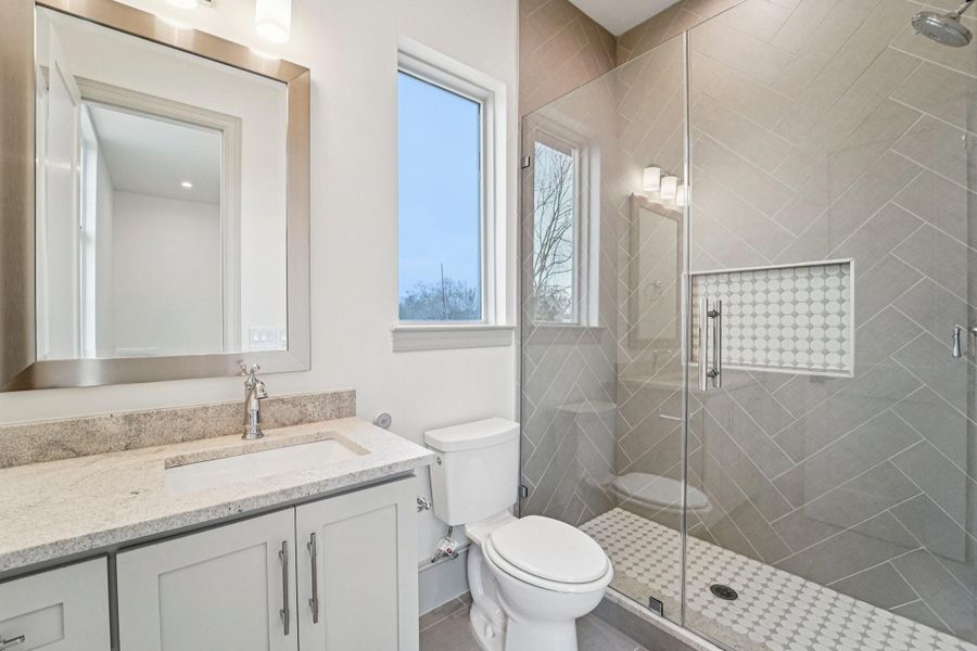 Furnished interior view inside a new home in , Houston (Image 37).