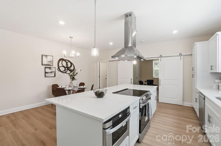 Furnished interior view inside a new home in , Charlotte (Image 18).