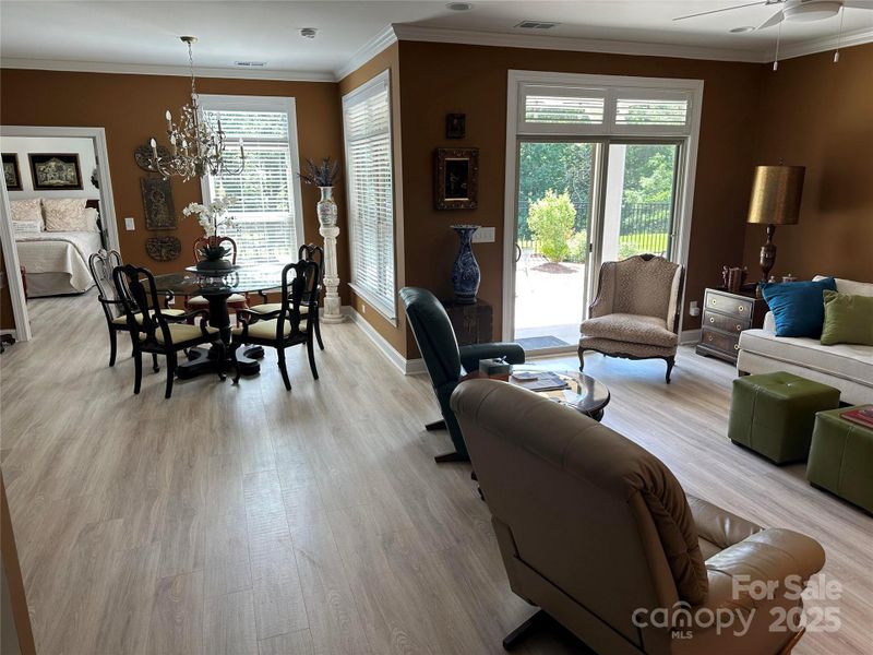 Furnished interior view inside a new home in , Matthews (Image 10).