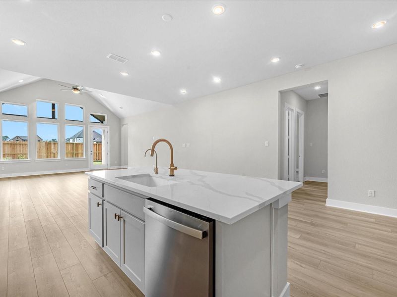 Furnished interior view inside a new home in Tompkins Reserve, Katy (Image 4).