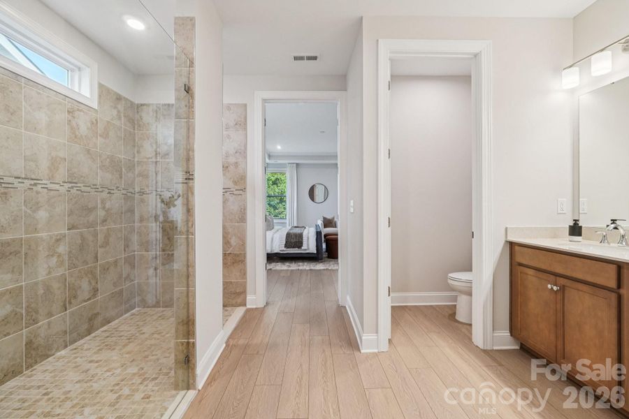 Furnished interior view inside a new home in , Charlotte (Image 29).