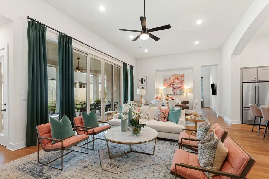 Representative Family Room - some options shown Representative Family Room - some options shown