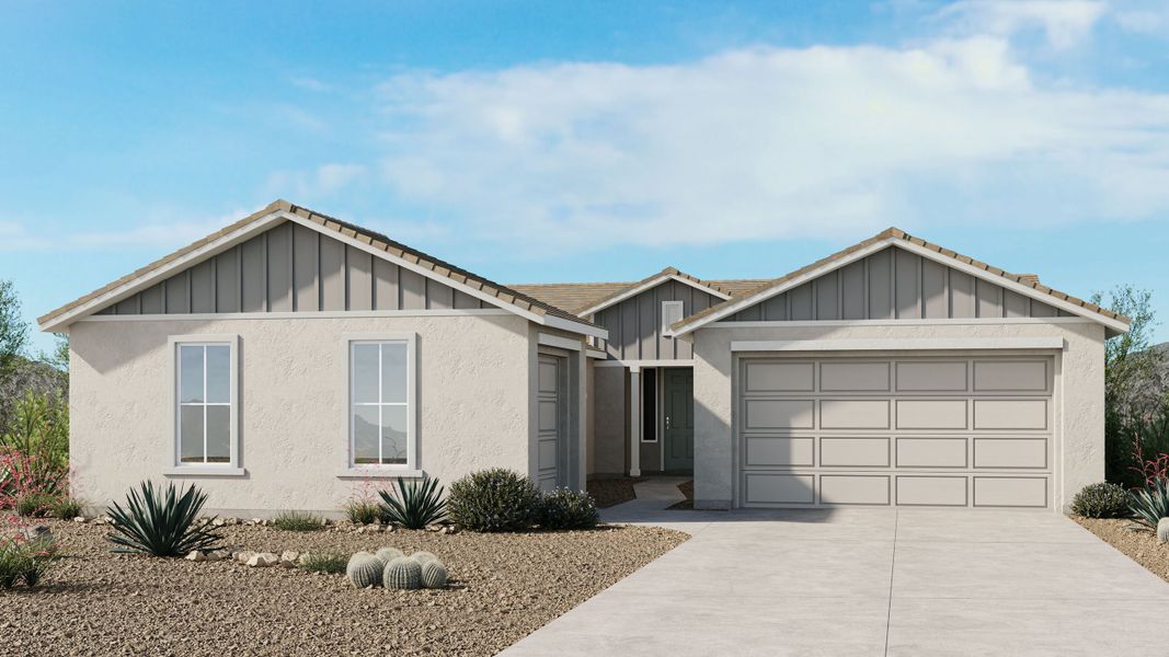 Representative exterior photo of a completed home built from the Cascade by Taylor Morrison in Ladera Trails, Peoria, AZ (Image 4).