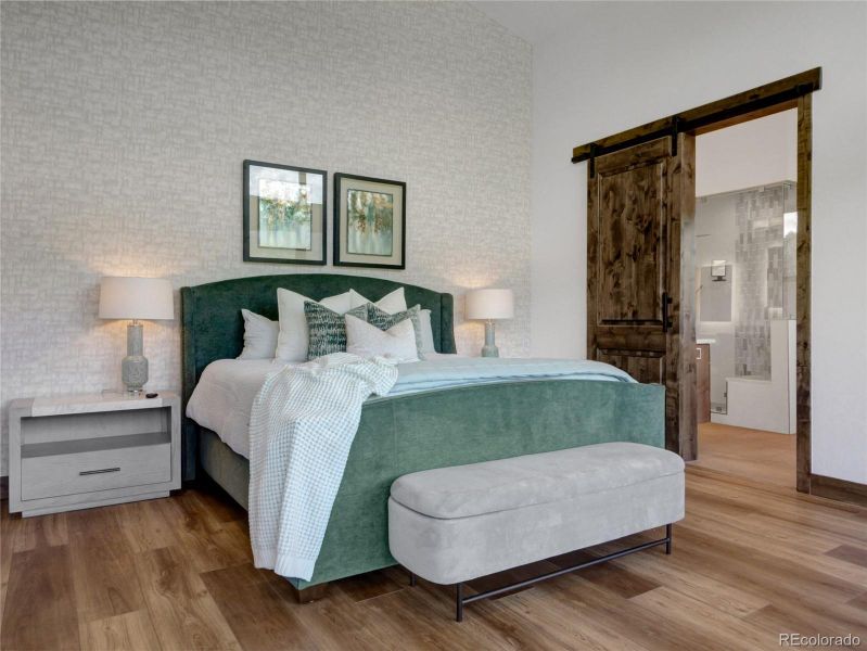 Furnished interior view inside a new home in , Silverthorne (Image 7).