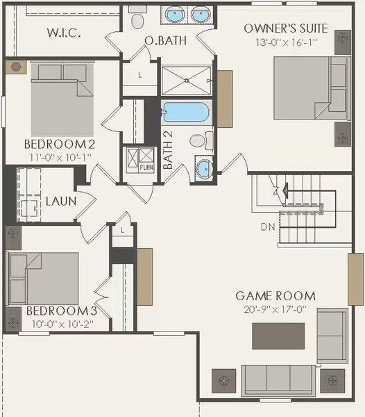 Pulte Homes, Sandalwood floor plan Pulte Homes, Sandalwood floor plan