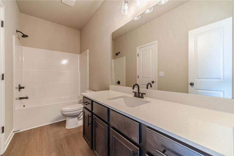 Furnished interior view inside a new home in , Monroe (Image 11).