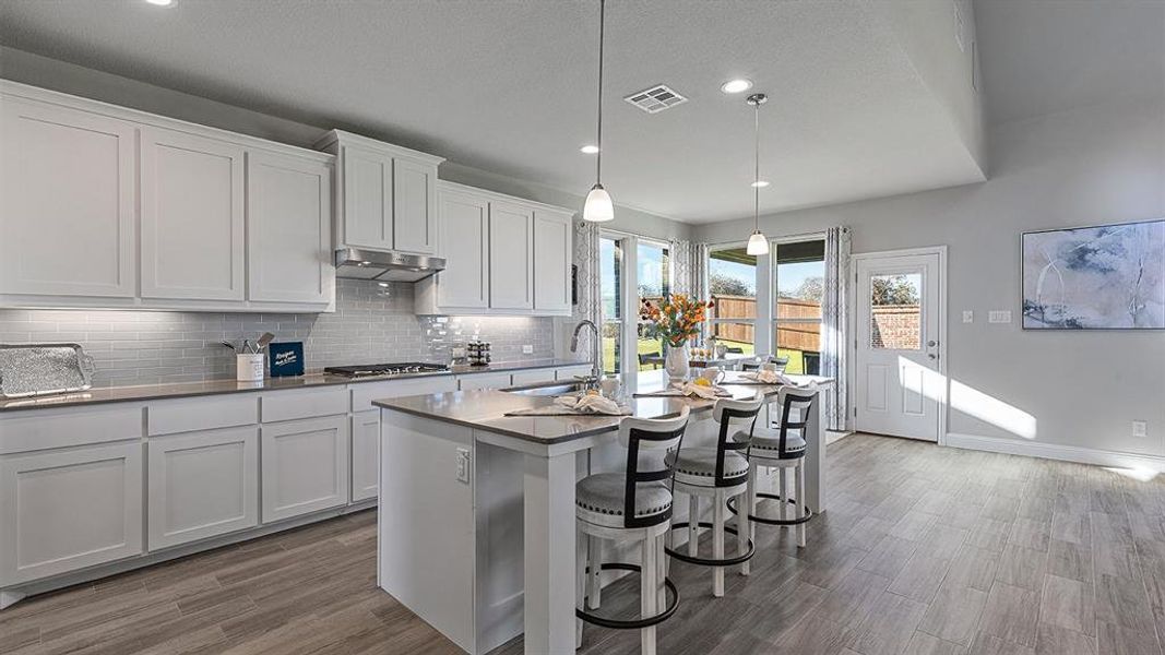 Furnished interior view inside a new home in Eden Ranch, Arlington (Image 6). Furnished interior view inside a new home in Eden Ranch, Arlington (Image 6).