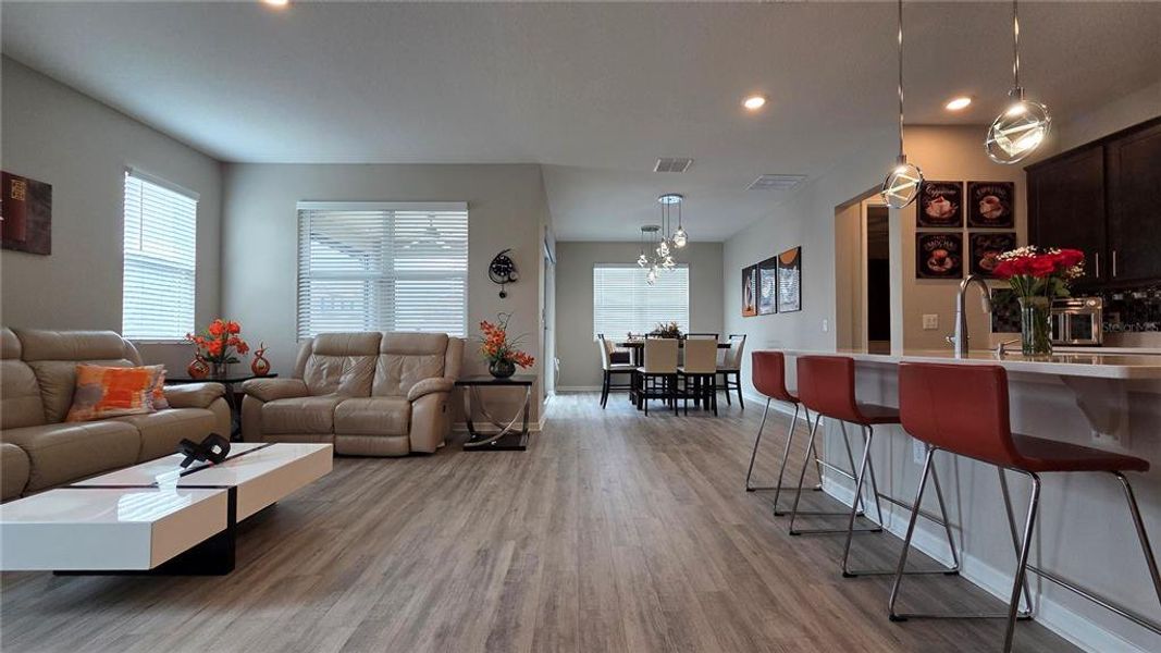 Furnished interior view inside a new home in Seasons at Heritage Square, Haines City (Image 18). Furnished interior view inside a new home in Seasons at Heritage Square, Haines City (Image 18).