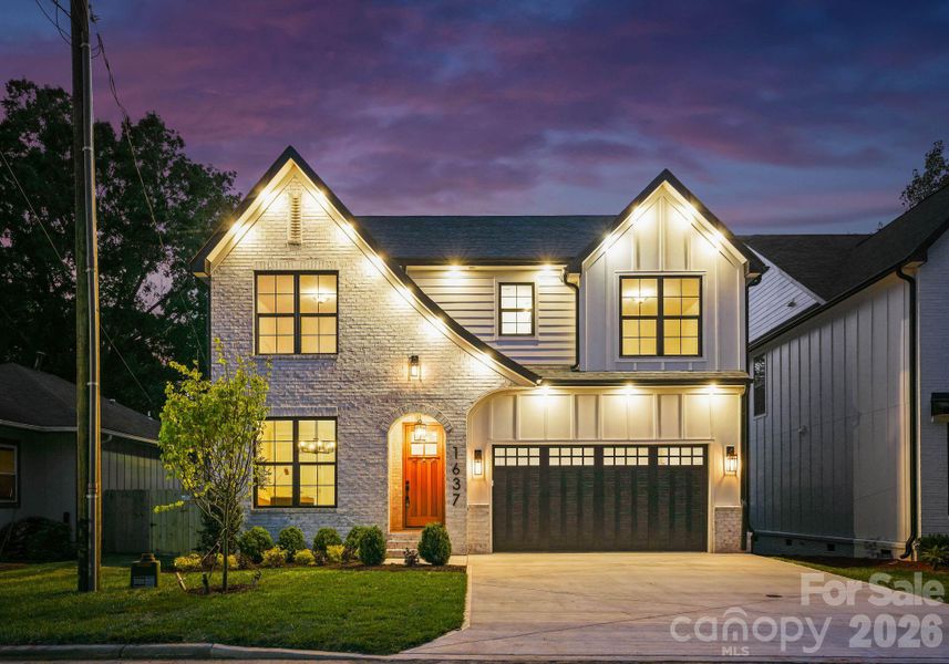 Front exterior of a new home in , Charlotte, NC, highlighting curb appeal (Image 2). Front exterior of a new home in , Charlotte, NC, highlighting curb appeal (Image 2).