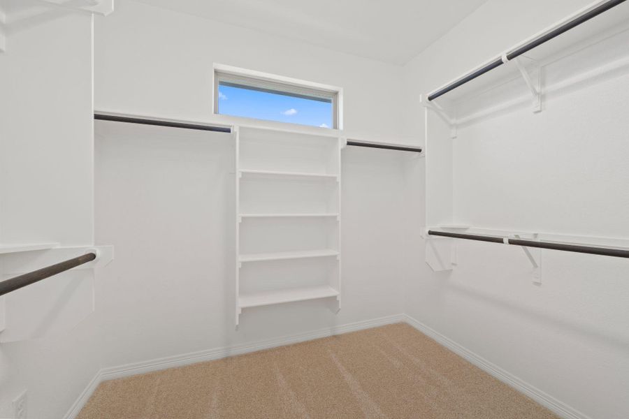 Walk-in closet in Primary Bedroom
