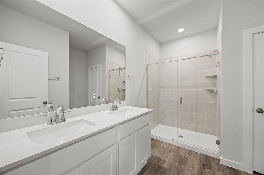 Furnished interior view inside a new home in Hickory Hill, Sherman (Image 10). Furnished interior view inside a new home in Hickory Hill, Sherman (Image 10).