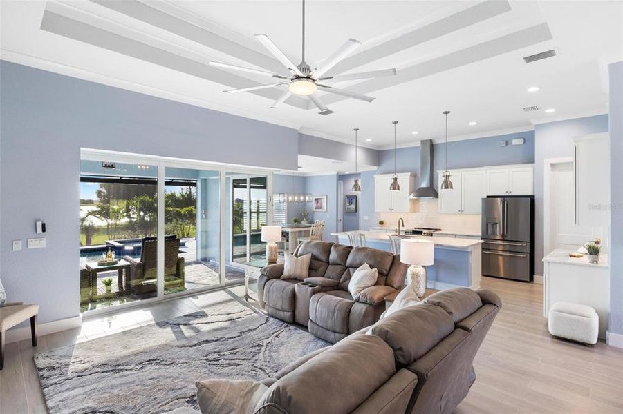 Furnished interior view inside a new home in , Placida (Image 3).