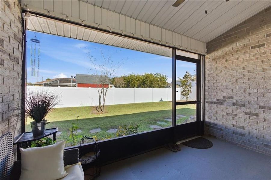 Exterior details and patio area of a home in , Palm Coast (Image 27). Exterior details and patio area of a home in , Palm Coast (Image 27).