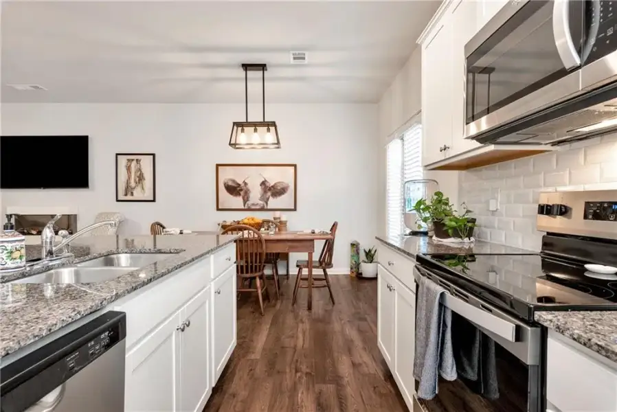 Furnished interior view inside a new home in , Dahlonega (Image 14).