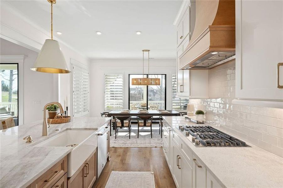 Furnished interior view inside a new home in , Dawsonville (Image 10).