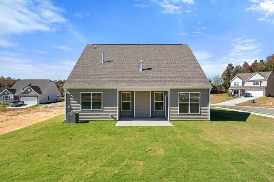 Exterior details and patio area of a home in Hopewell Garden, Winston-Salem (Image 17).