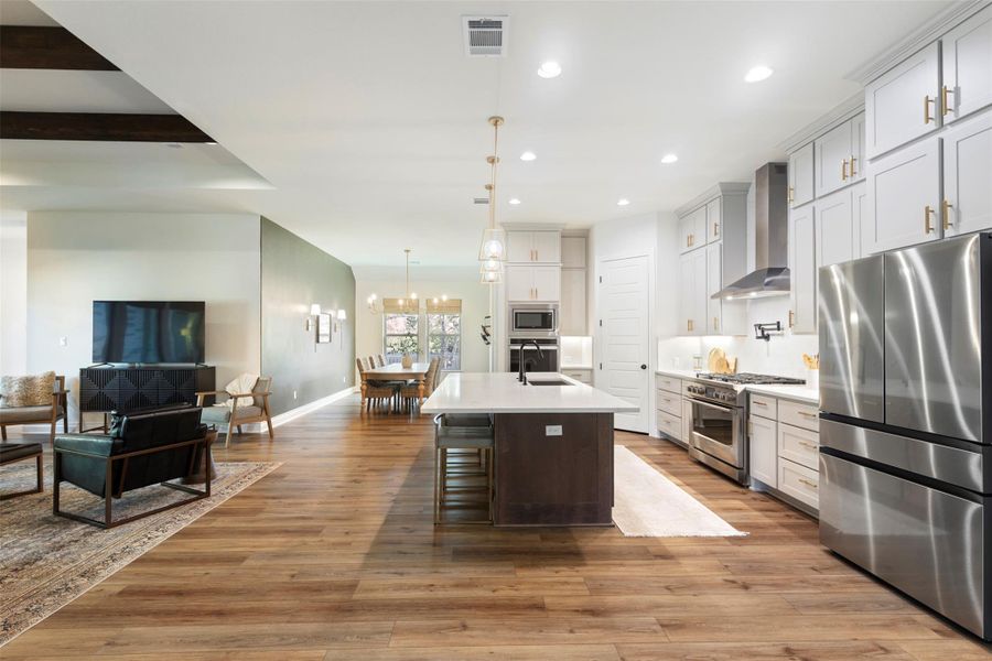 Furnished interior view inside a new home in , Bastrop (Image 8). Furnished interior view inside a new home in , Bastrop (Image 8).