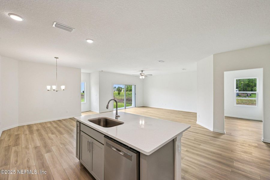 Furnished interior view inside a new home in Panther Creek, Jacksonville (Image 7).