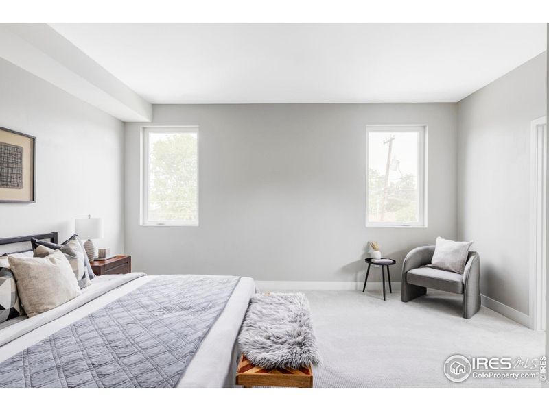 Furnished interior view inside a new home in , Denver (Image 12).