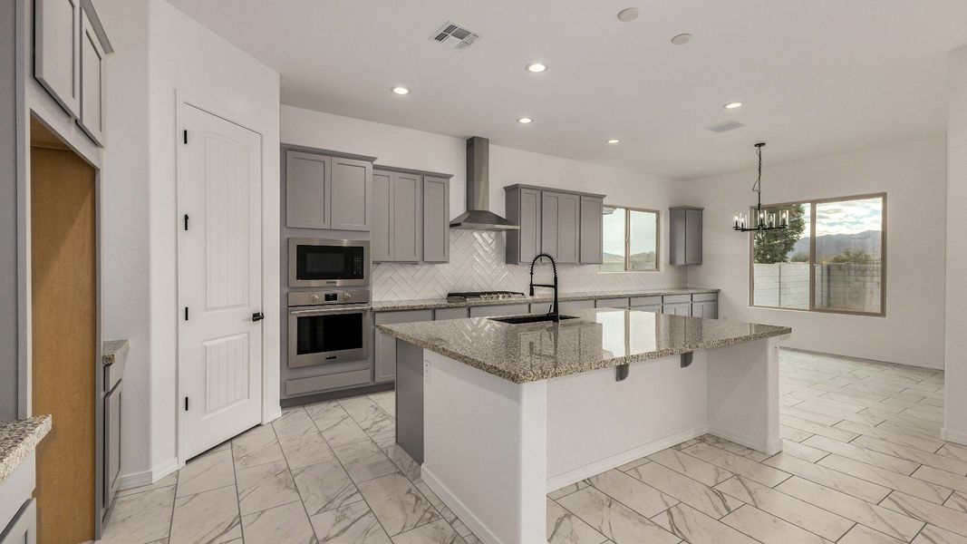Furnished interior view inside a new home in Windrose, Waddell (Image 18). Furnished interior view inside a new home in Windrose, Waddell (Image 18).