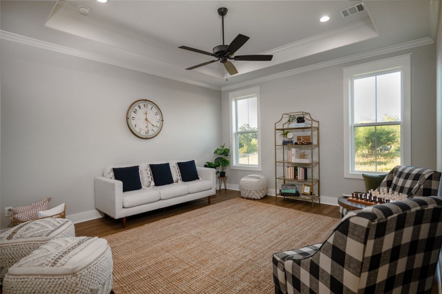 Representative furnished interior of a home built from the The Sophie by Reece Homes in Traditions, Bryan (Image 18).