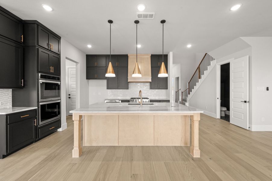 Representative furnished interior of a home built from the Aspen by Stonefield Homes in Rio Vista at Kelly Ranch, Aledo (Image 6).