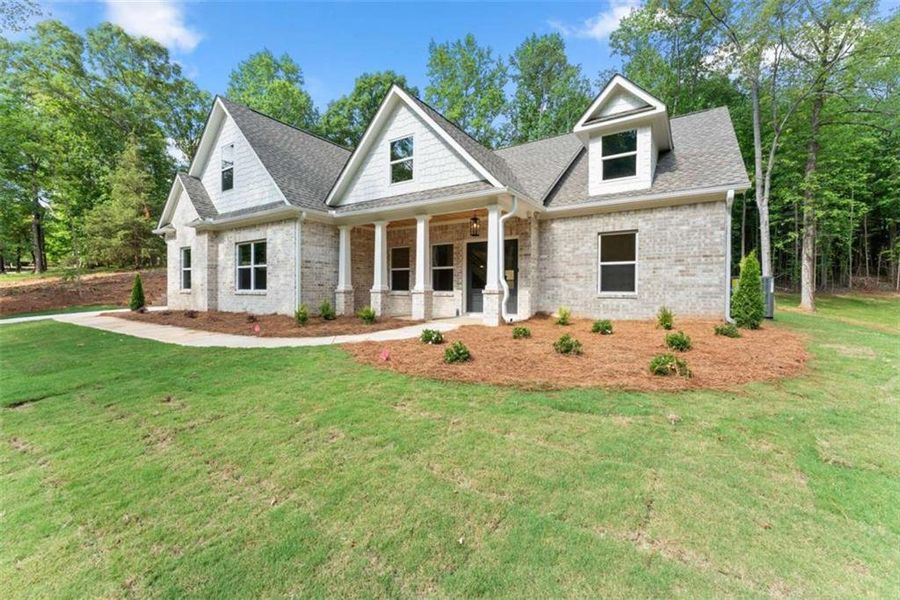 Front exterior of a new home in , Maysville, GA, highlighting curb appeal (Image 26).